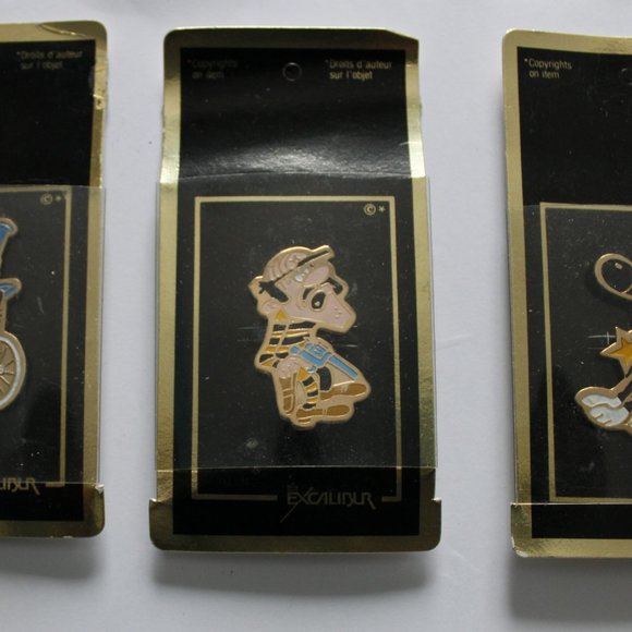 Excalibur Vintage Tintin, Astérix et Obélix and Lucky Luke Enamel Pin - Picture 3 of 16